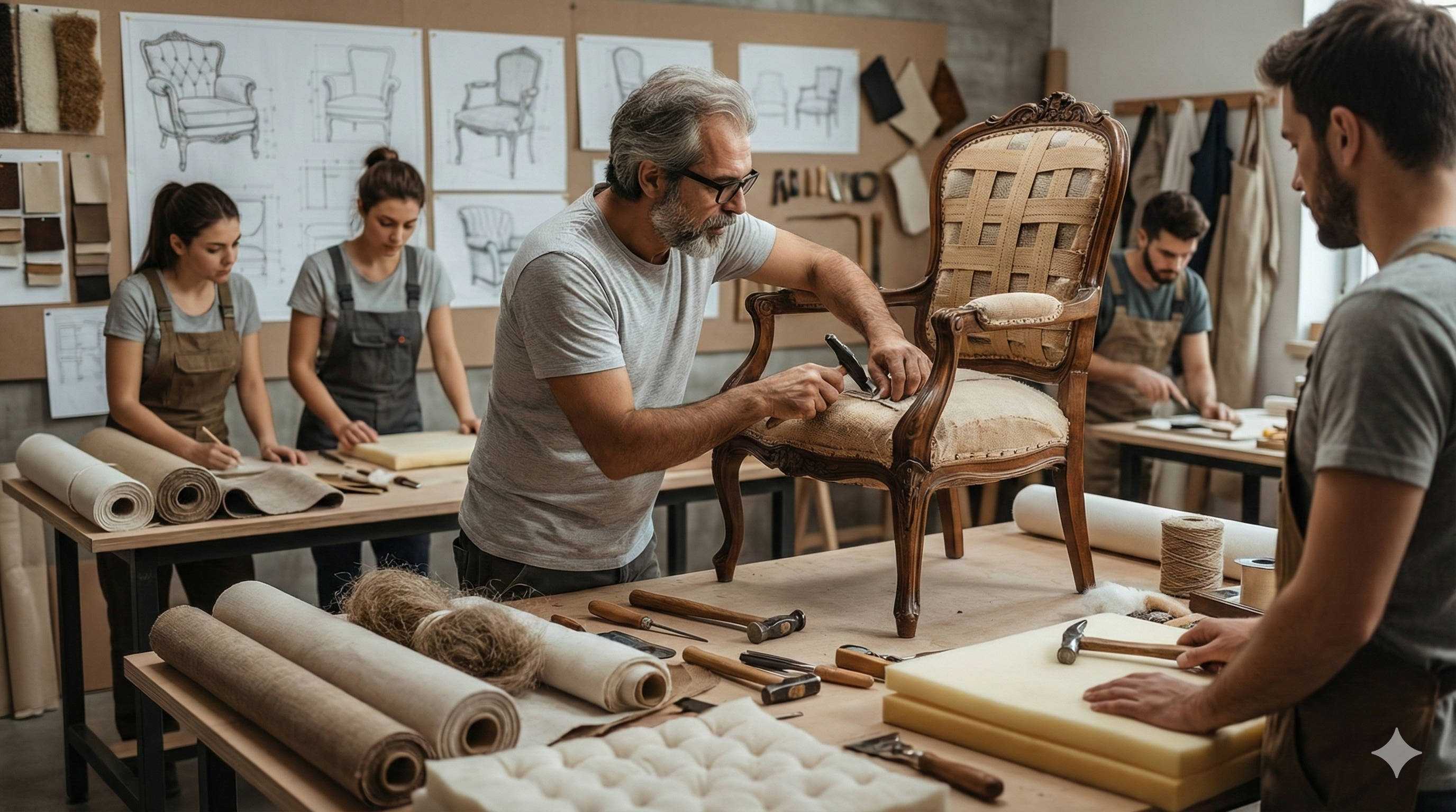 MDG&CO : Atelier de tapisserie - Transmission du savoir-faire